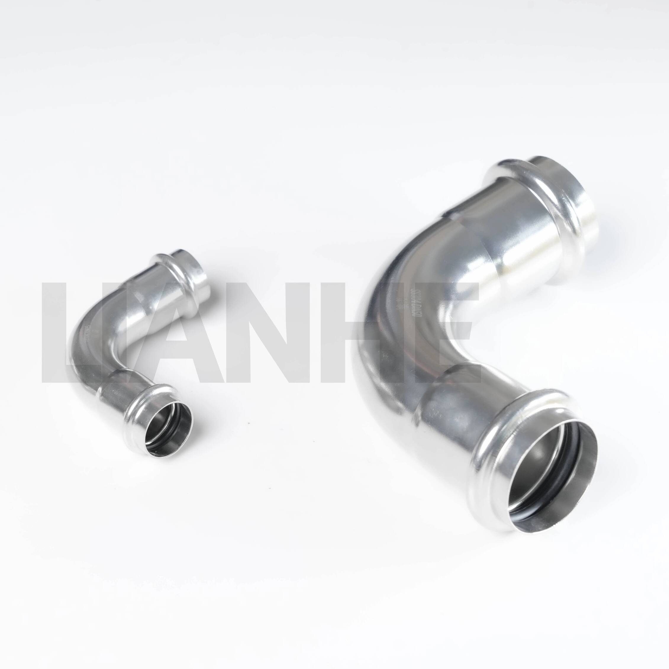 Máy ép thép không gỉ 90DEG Khuỷu tay loại S