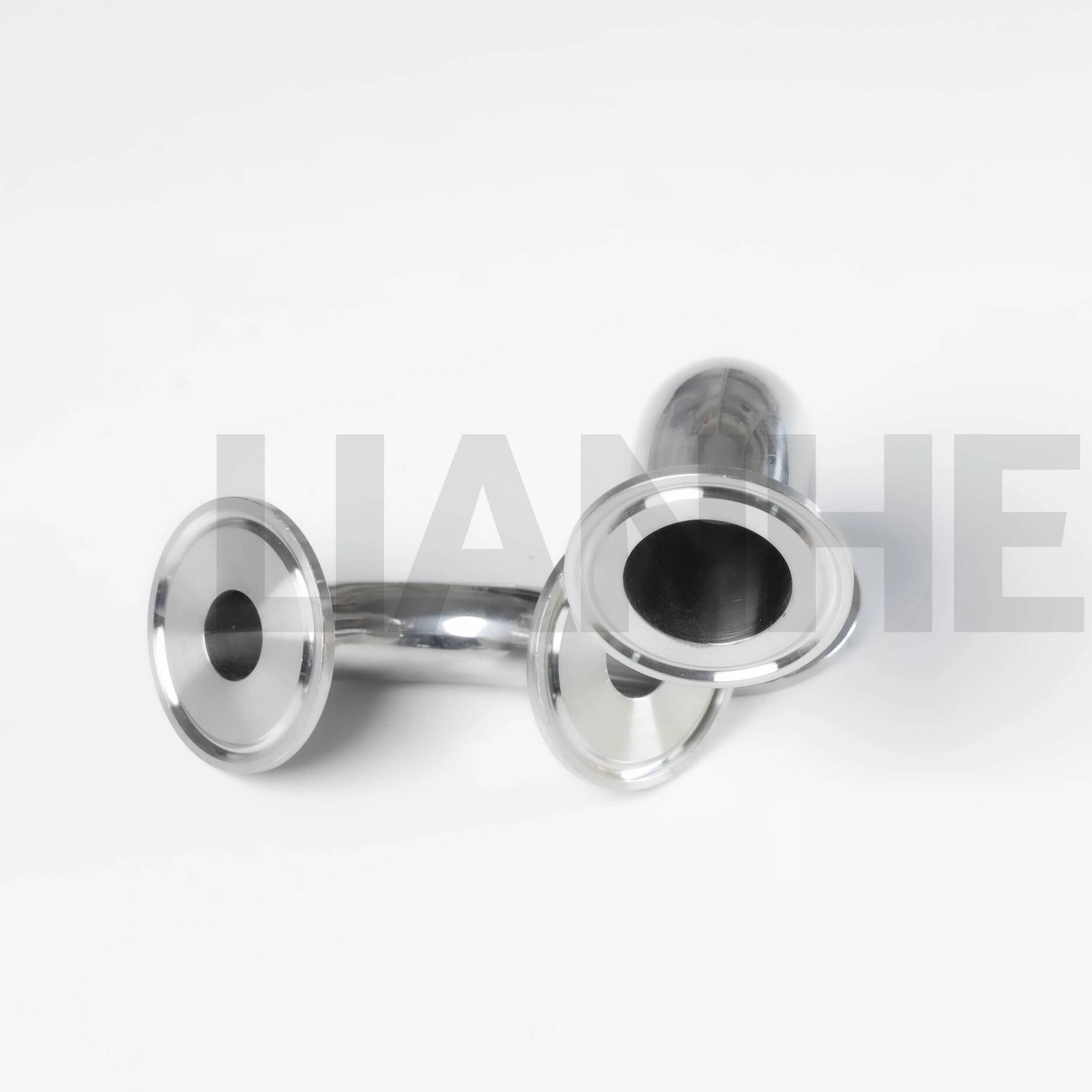 Khuỷu tay vệ sinh bằng thép không gỉ kẹp 90DEG