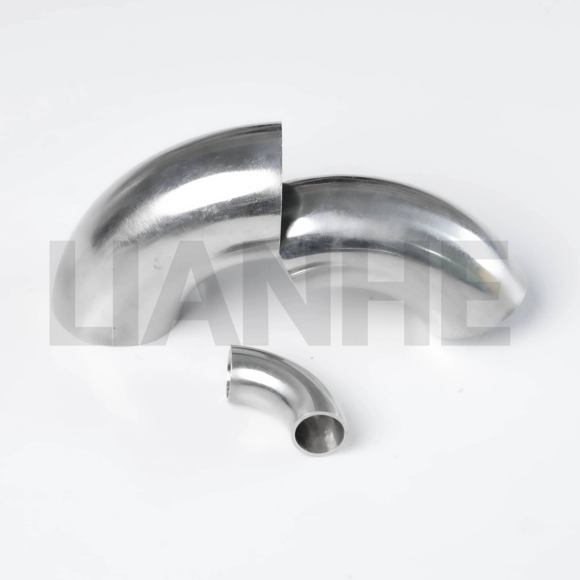 Khuỷu tay vệ sinh bằng thép không gỉ SMS 90DEG