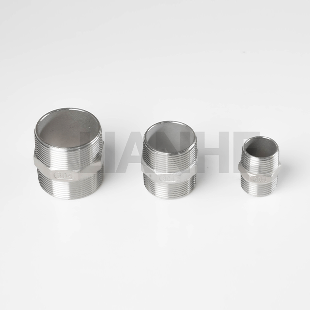 Phụ kiện ống ren núm vú bằng thép không gỉ 150 # Hex Phụ kiện ống ren núm vú bằng thép không gỉ 150 # Hex