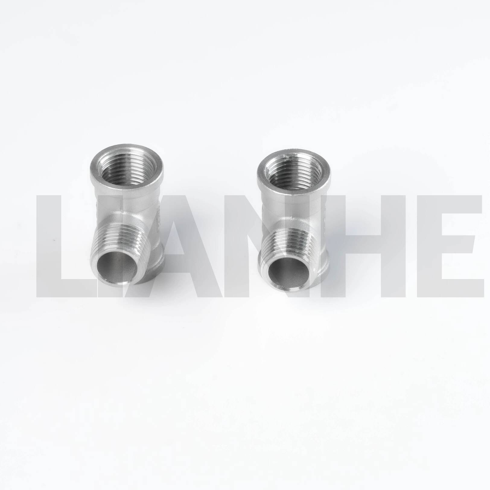 Thép không gỉ áp suất cao F/M/F Thread Tee Class 150