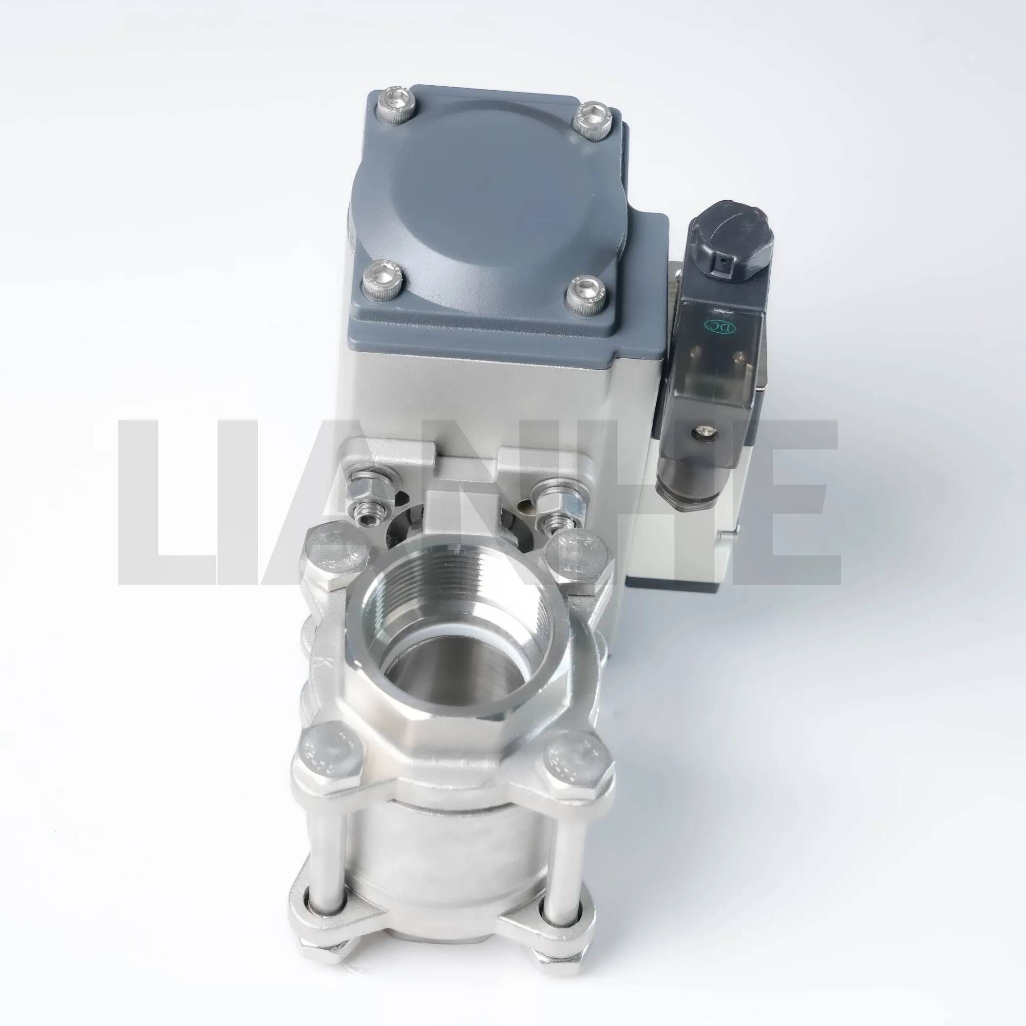 Van bi 3 mảnh dẫn động bằng khí nén cho tự động hóa công nghiệp