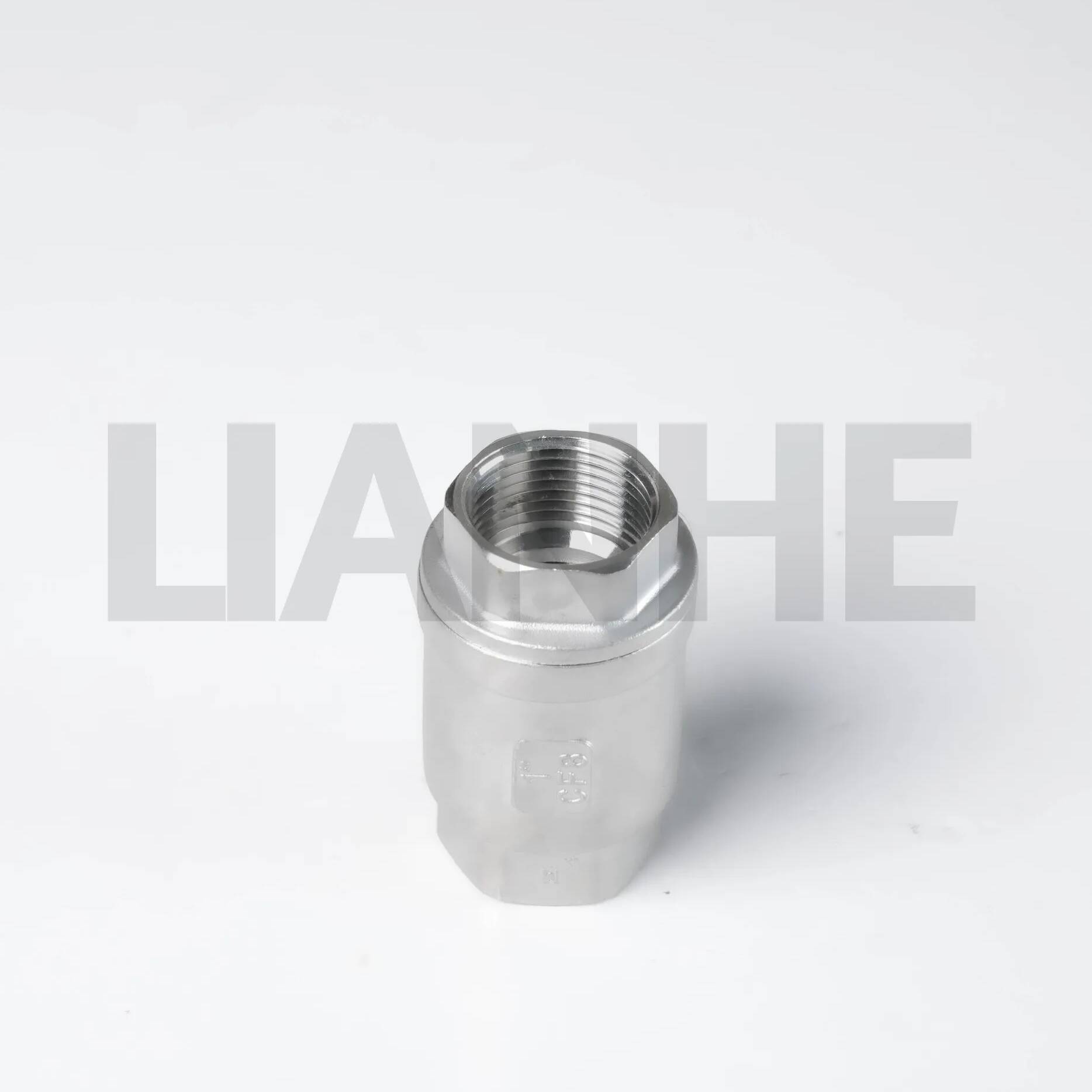Van kiểm tra dọc bằng thép không gỉ với kích thước lỗ khoan đầy đủ 1/4 Van kiểm tra dọc bằng thép không gỉ với kích thước lỗ khoan đầy đủ 1/4