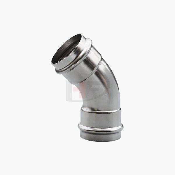 Máy ép thép không gỉ Khuỷu tay 45DEG